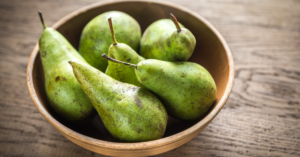 green pears