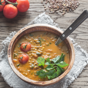 lentil and vegetable curry